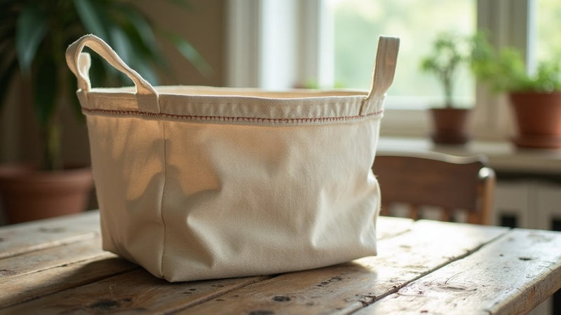 Panier en tissu tuto : coudre facilement un rangement personnalisé