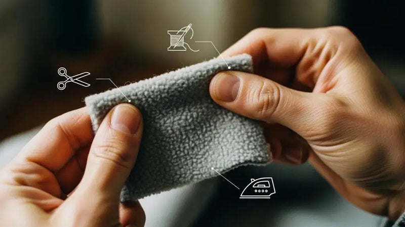 Comment reconnaître l'endroit d'un tissu polaire