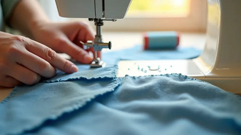 Comment coudre un tissu déchiré