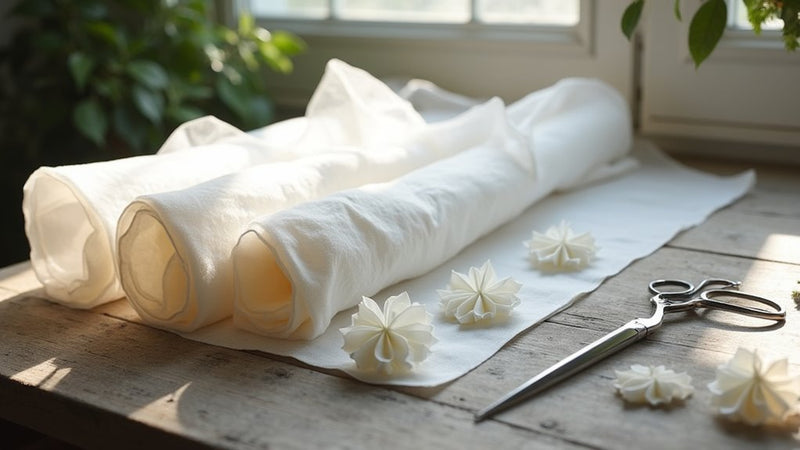 Que faire avec de la gaze de coton