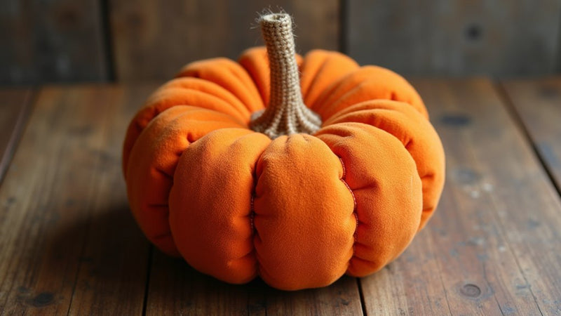 Tuto citrouille en tissu