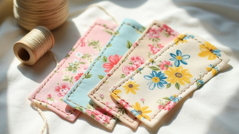 Tuto marque page tissu DIY : couture facile pour débutants