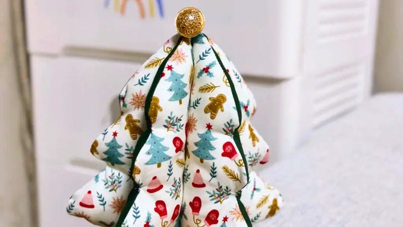 Sapin de Noël en tissu à faire soi-même