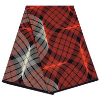 Longan Craft France présente un tissu wax 100% coton au mètre, motif traditionnel Kente façon Ankara, parfait pour costumes de scène et créations.