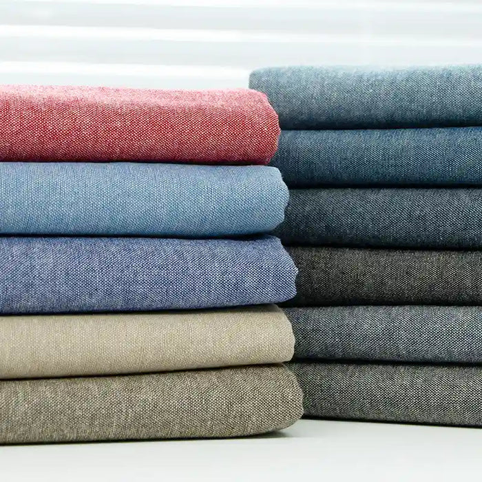 Tissu chambray 100 % coton au mètre