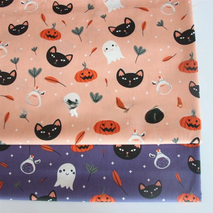 Tissu imprimé Halloween 100 % coton au mètre