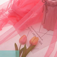 Tissu tulle uni en polyester au mètre