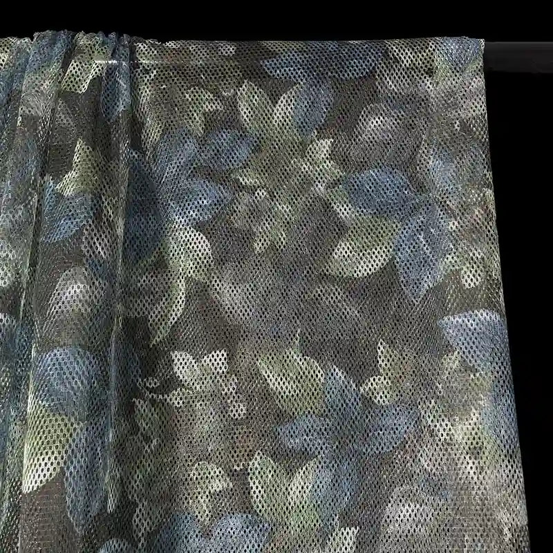 Tissu filet camouflage coloré au mètre