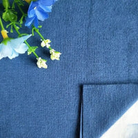 Maille côtelée fine 1x1 en coton au mètre