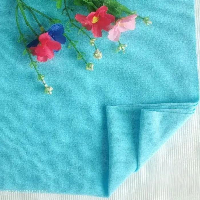 Maille côtelée fine 1x1 en coton au mètre