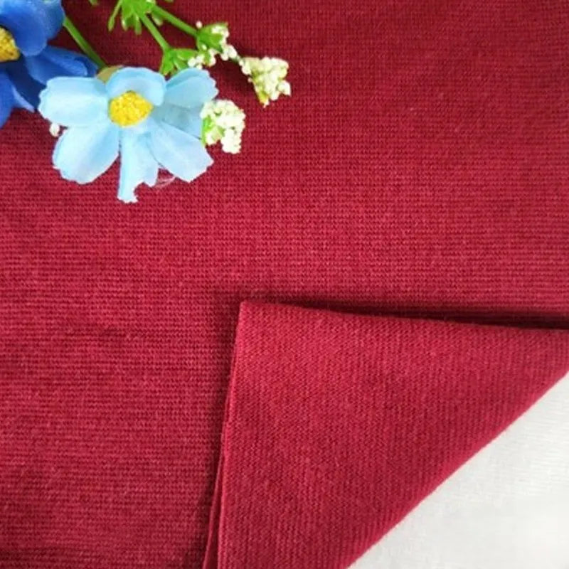 Maille côtelée fine 1x1 en coton au mètre