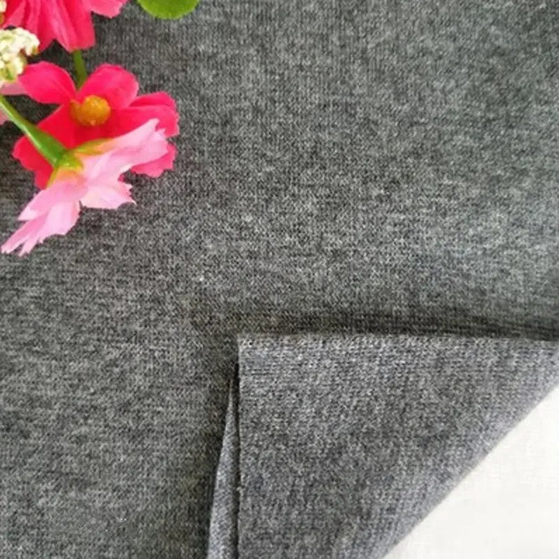 Maille côtelée fine 1x1 en coton au mètre