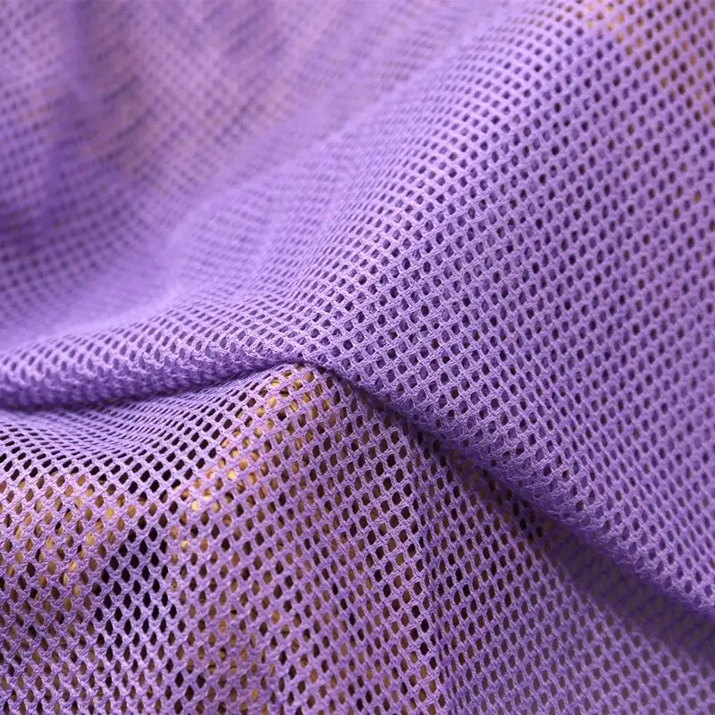 Tissu mesh polyester uni au mètre