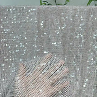 Tissu tulle à sequins au mètre