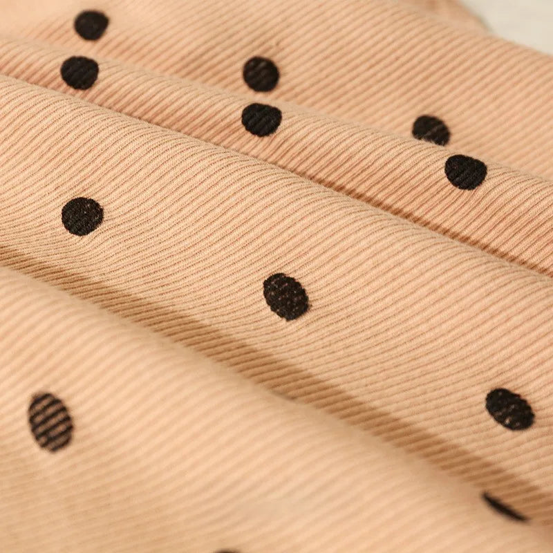 Tissu côtelé imprimé cœur 2x2 au mètre