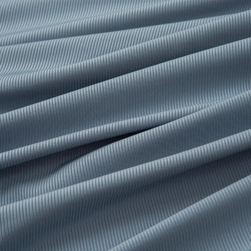 Tissu côtelé fin extensible 2x2 au mètre