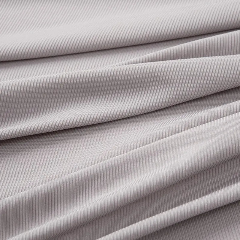 Tissu côtelé fin extensible 2x2 au mètre