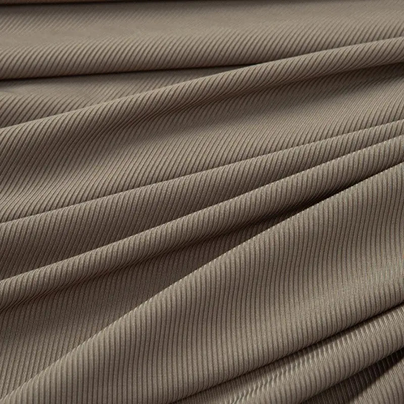 Tissu côtelé fin extensible 2x2 au mètre