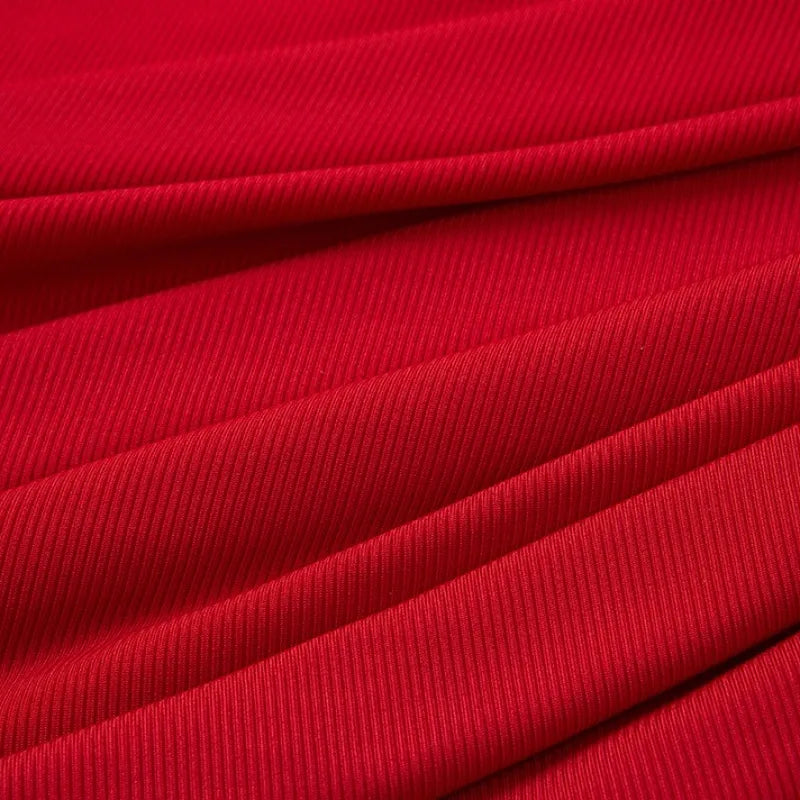 Tissu côtelé fin extensible 2x2 au mètre