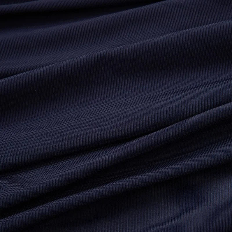 Tissu côtelé fin extensible 2x2 au mètre