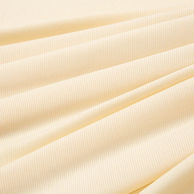 Tissu côtelé fin extensible 2x2 au mètre