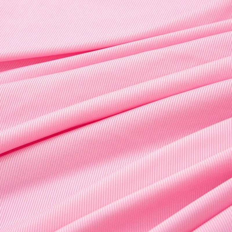 Tissu côtelé fin extensible 2x2 au mètre