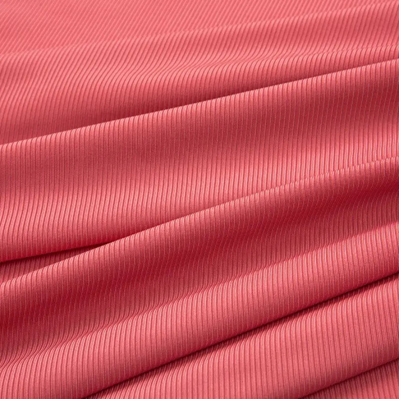 Tissu côtelé fin extensible 2x2 au mètre