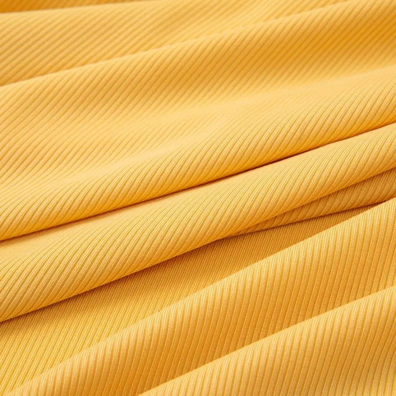 Tissu côtelé fin extensible 2x2 au mètre