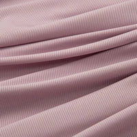 Tissu côtelé fin extensible 2x2 au mètre