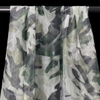 Tissu filet camouflage coloré au mètre