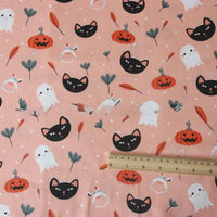 Tissu imprimé Halloween 100 % coton au mètre