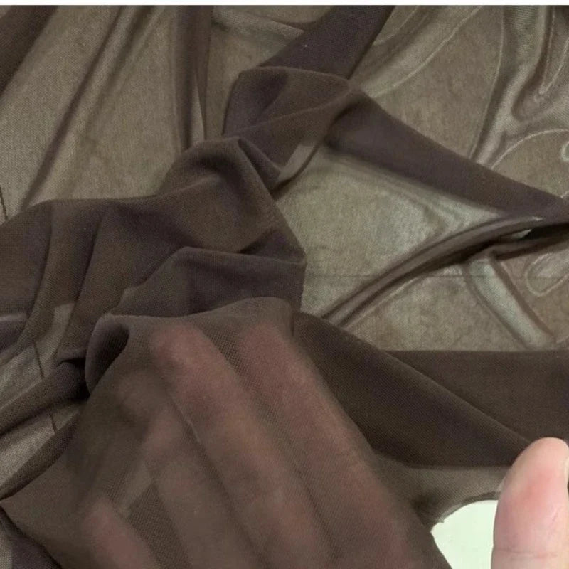 Tissu mesh extensible au mètre