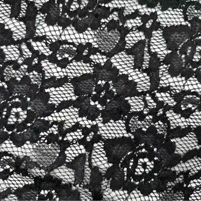 Tissu en dentelle fleurie au mètre