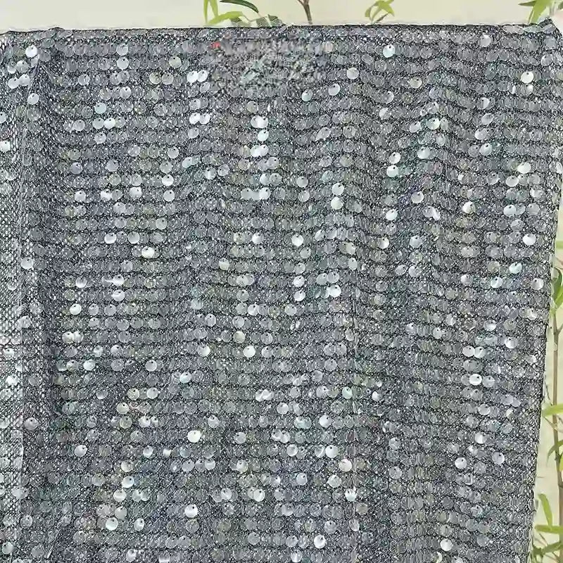 Tissu tulle à sequins au mètre