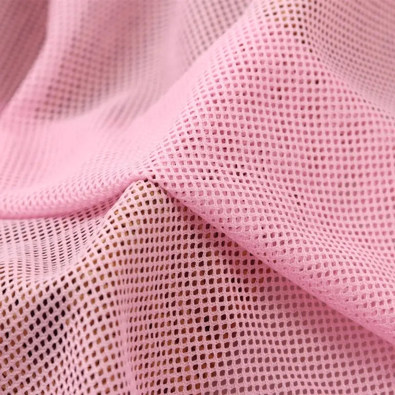 Tissu mesh polyester uni au mètre