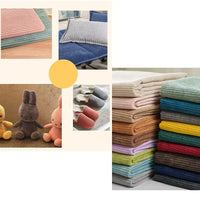 Tissu velours côtelé 8 côtes uni au mètre