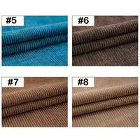 Tissu velours côtelé 8 côtes uni au mètre