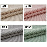 Tissu velours côtelé 8 côtes uni au mètre