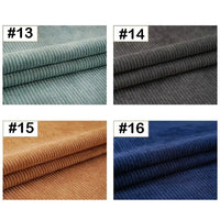 Tissu velours côtelé 8 côtes uni au mètre