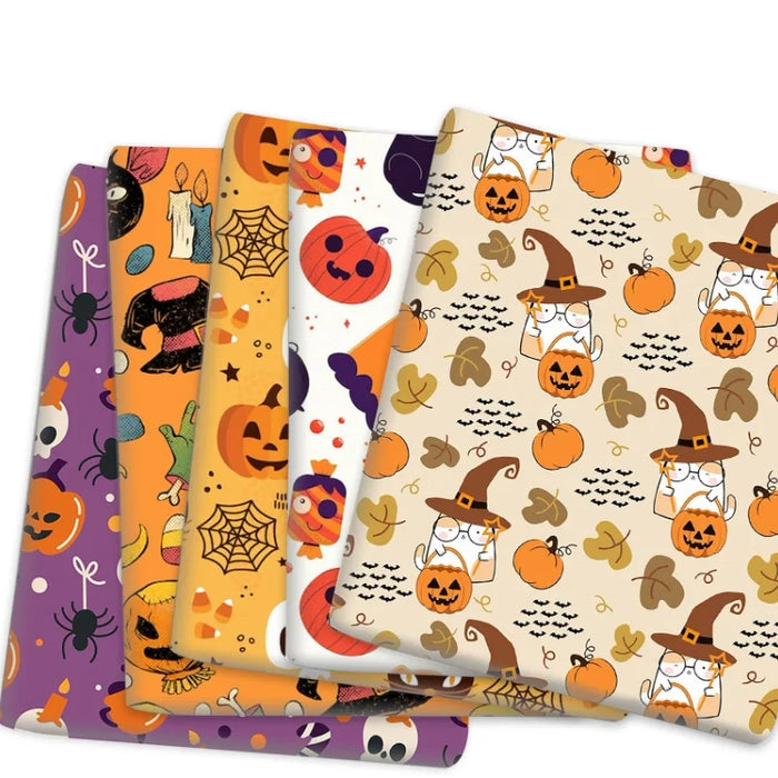 Tissu pour patchwork d'Halloween au mètre