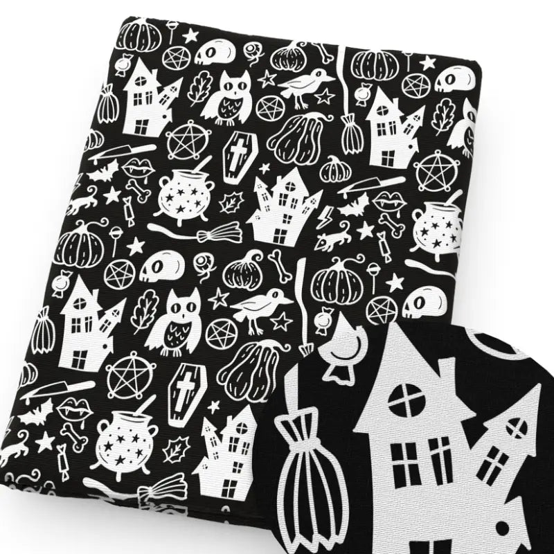 Tissu pour patchwork d'Halloween au mètre