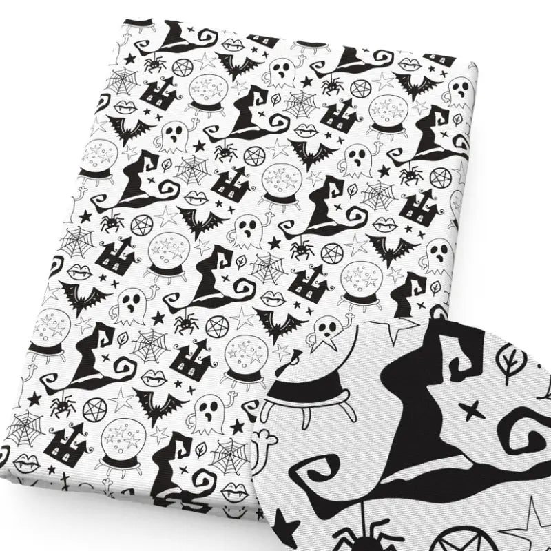 Tissu pour patchwork d'Halloween au mètre