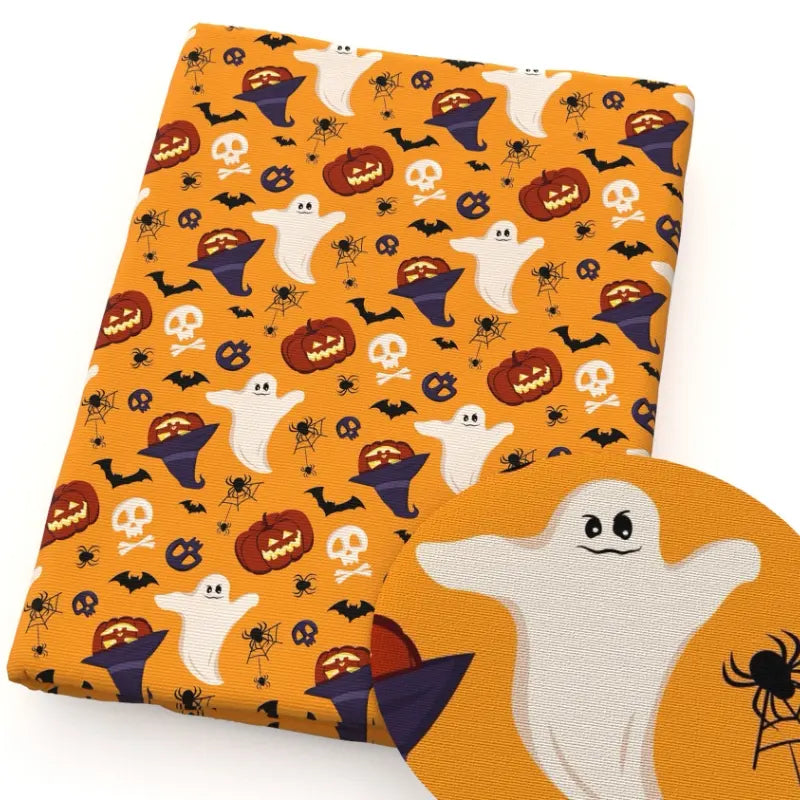 Tissu pour patchwork d'Halloween au mètre