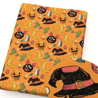Tissu pour patchwork d'Halloween au mètre