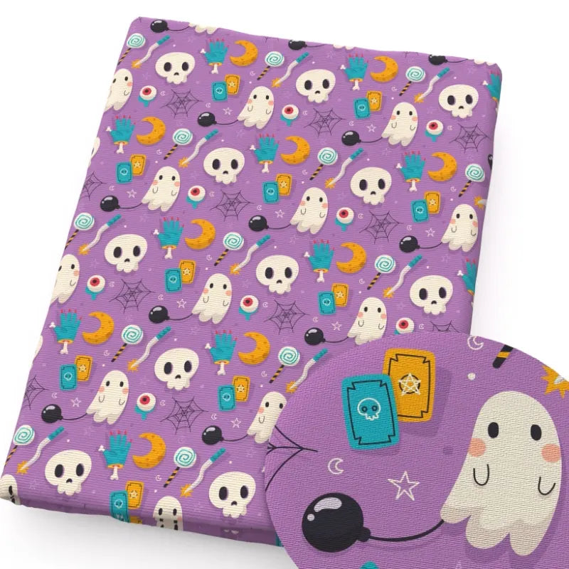 Tissu pour patchwork d'Halloween au mètre