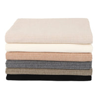 Tissu côtelé suédé au mètre : maille côtelée épaisse et extensible