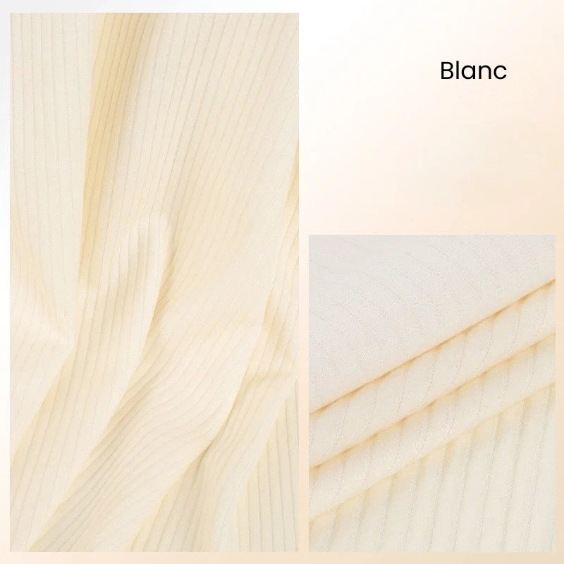 Tissu côtelé suédé au mètre : maille côtelée épaisse et extensible