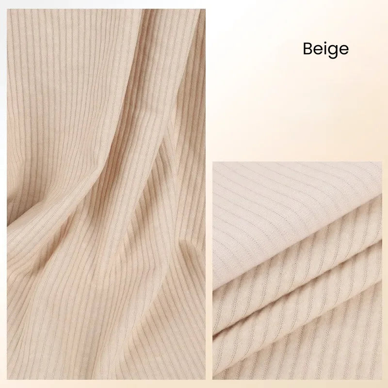 Tissu côtelé suédé au mètre : maille côtelée épaisse et extensible