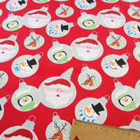 Tissu en coton imprimé à motifs de Noël au mètre