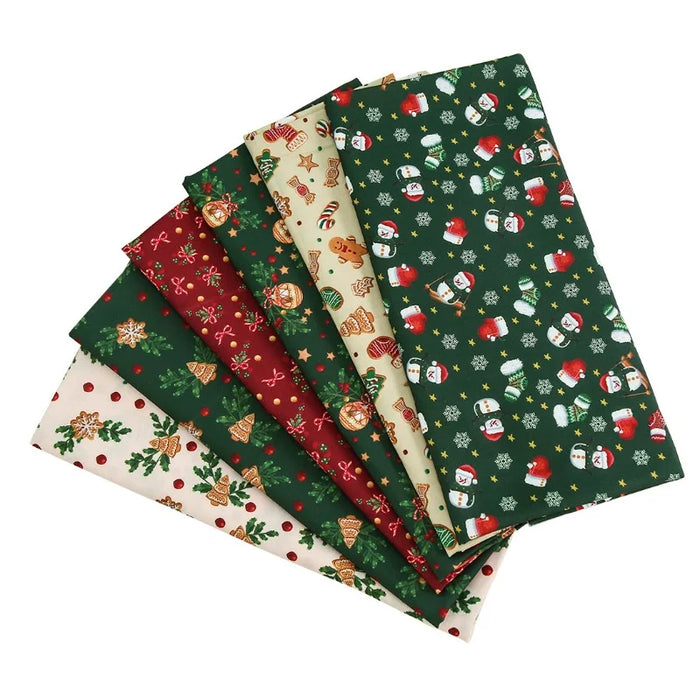 Tissu de Noël imprimé façon dessin animé au mètre